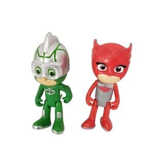 PJ Masks Action Figures‎ Owlette & Gekko Collectible Kids Toys Characters lot